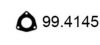 ASSO 99.4145 Gasket, exhaust pipe